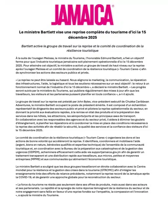 reprise-toursime-Jamaïque